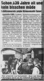 Pressebericht der Crottendorfer Kirmes im Oktober 2002